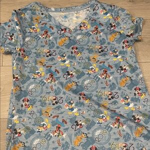 Disney Blue and Yellow Character Tee